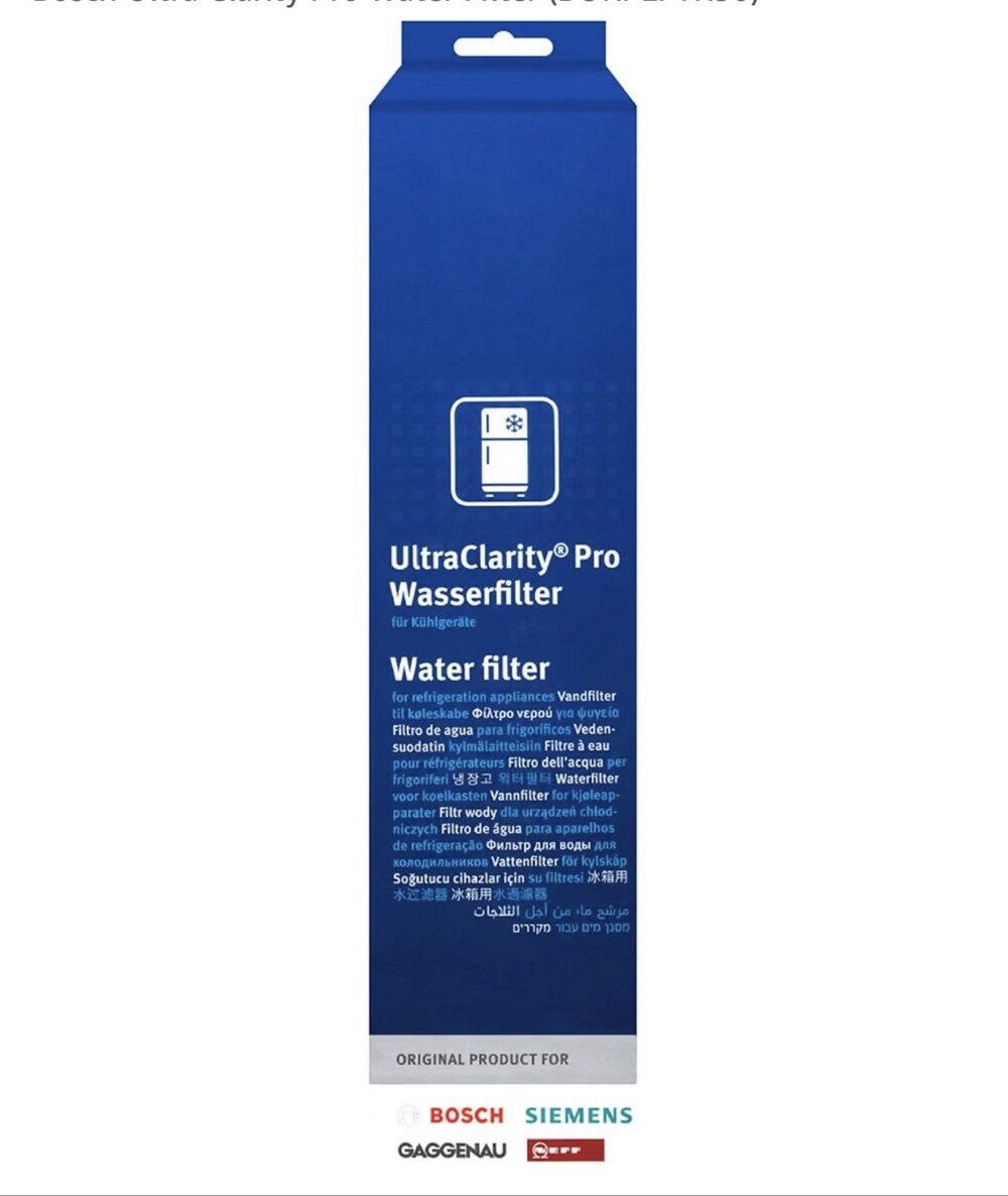 Bosch UltraClarity Pro Refrigerator Water Filter 11032531 BORPLFTR55 Sealed